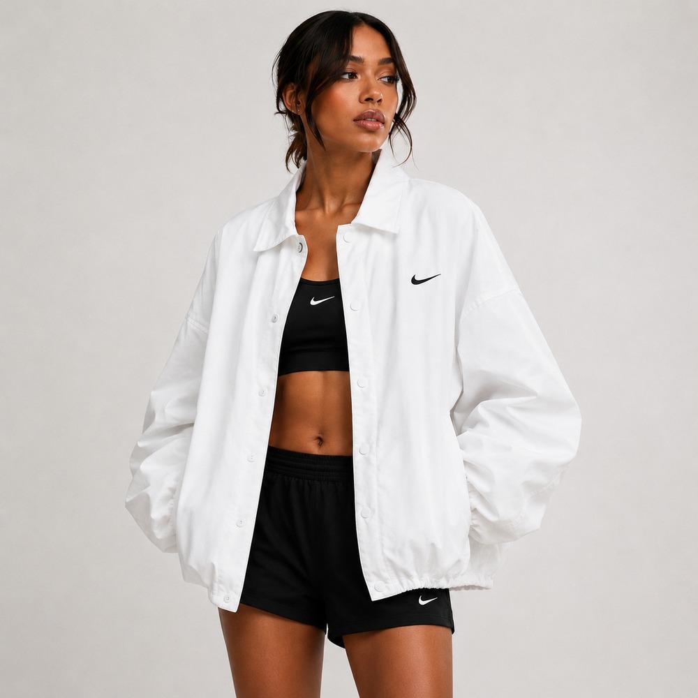 Sz MD- NEW Nike Sportswear Women's Oversized Woven Jacket HV1968-121 NWT$120